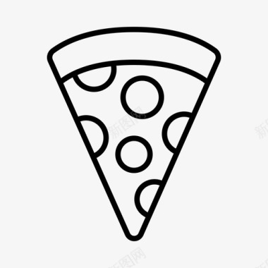 披萨烹饪餐饮图标
