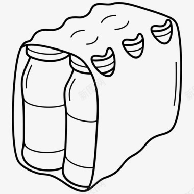 酸奶包活性乳制品图标