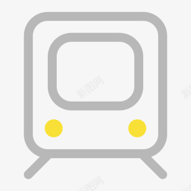 公交地铁标识功能图标地铁39图标