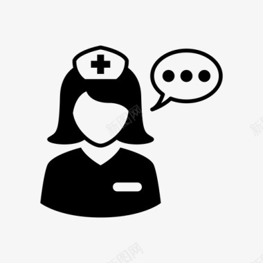 卫生保健医务人员卫生保健医院图标