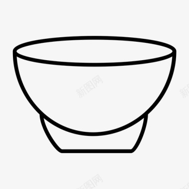 碗厨房餐具图标