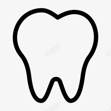 牙齿臼齿医疗护理图标