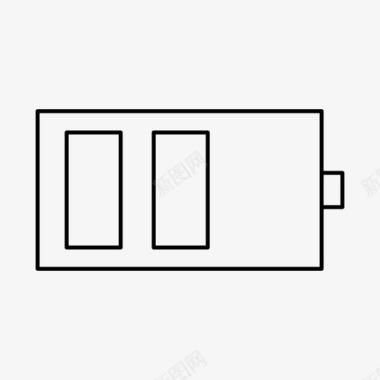 电池能量海报电池电池充电充电图标