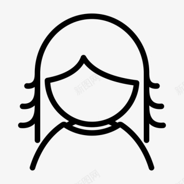 美发沙龙logo受损头发护发美发诊所图标