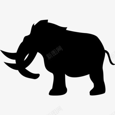 猛犸象动物大象图标