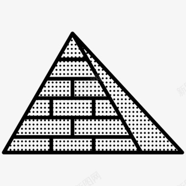 沙漠越野车金字塔沙漠星罗棋布图标