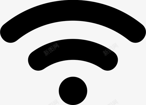 无线遥控图标wifi连接热点图标