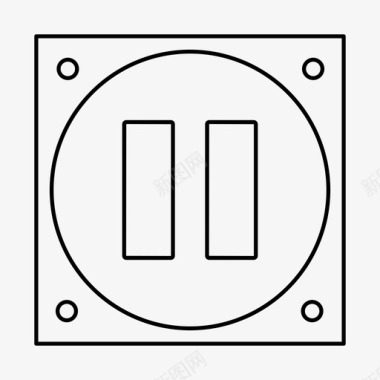 充电桩充电桩电能图标