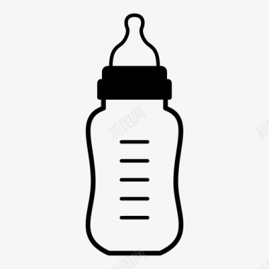 新生儿婴儿奶瓶婴儿新生儿图标