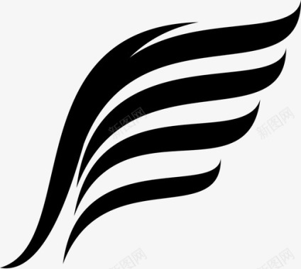 翅膀翅膀天使的翅膀鸟的翅膀图标