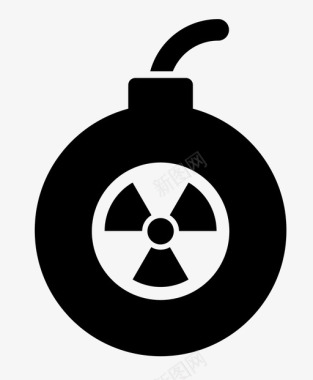 核弹危险爆炸图标