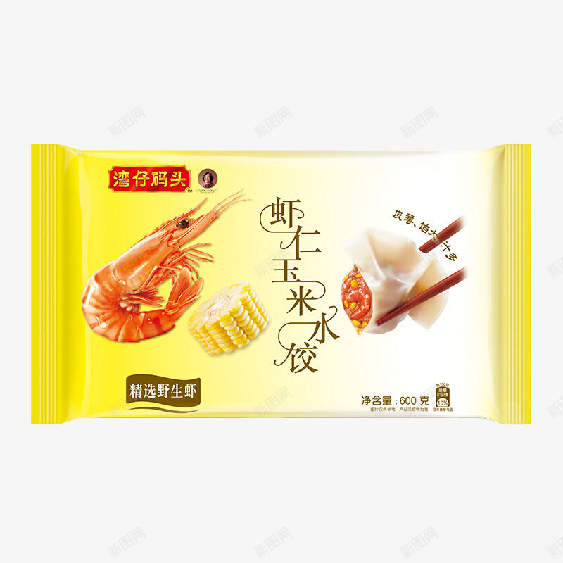 湾仔码头虾仁玉米水饺600克png免抠素材_88icon https://88icon.com 湾仔 码头 虾仁 玉米 水饺