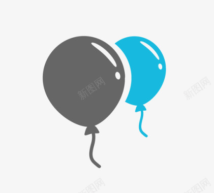 气球玩具气球气球图标