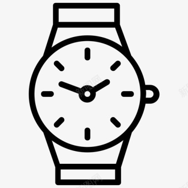 上班男士手表时钟男士配件图标