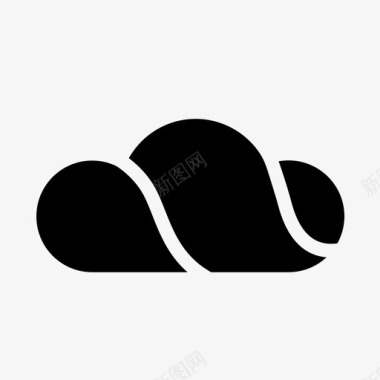 百度云logo云LOGO图标