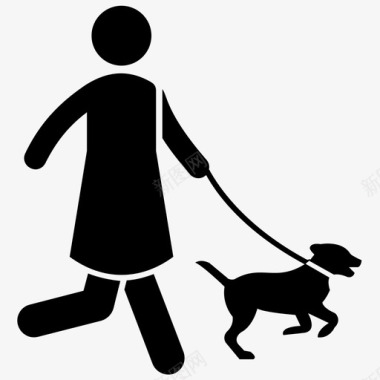 宠物跑步狗训练师狗训练图标