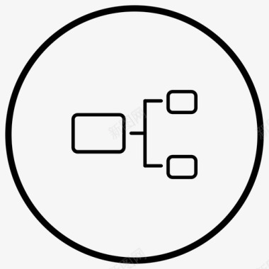分组方案图表图表层次结构计划图标