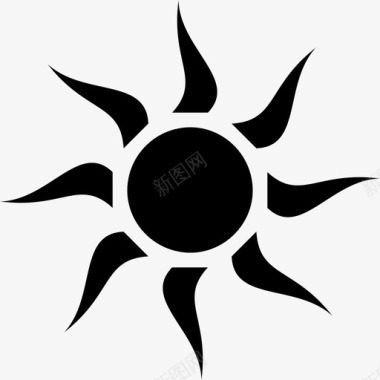 太阳光螺旋桨图标