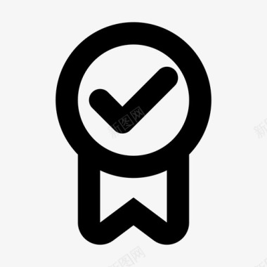 电影票矢量收藏夹书签复选标记图标