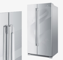 对开门冰箱几何纹理应用高端23jpeg对开门素材