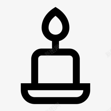 火焰火光蜡烛火光图标