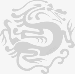 中国龙图腾素材