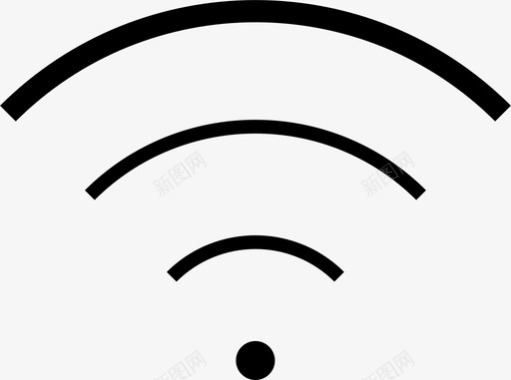 卡通数据连接wifi连接互联网图标