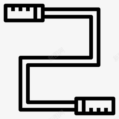 跳绳天鹅跳绳锻炼体操图标