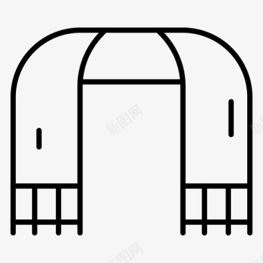 颈部护肤围巾时尚颈部图标