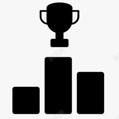 排名领奖台排名奖杯图标