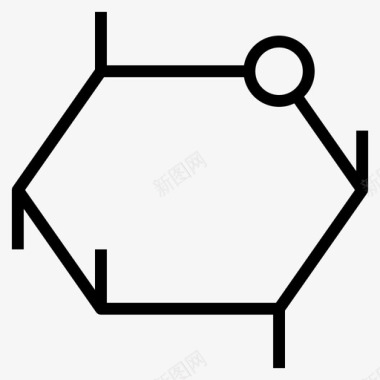 深色葡萄葡萄糖分子化学结构图标