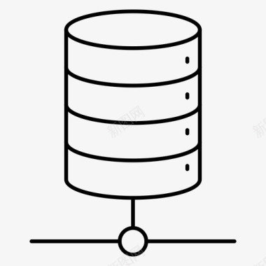 大型手电筒存储数据中心数据库图标