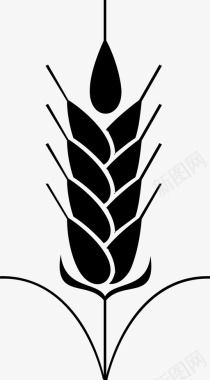 小麦食品燕麦图标