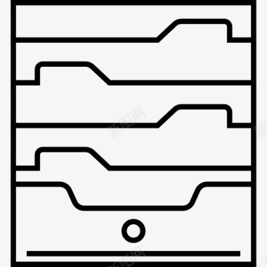 档案文件档案文件抽屉图标