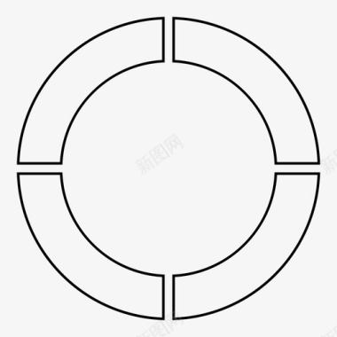 元素信息图表循环图业务图表图标