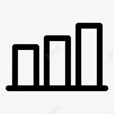 矢量分析图图表分析报告图标