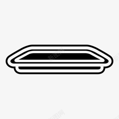托盘面包房烤盘图标