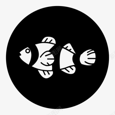 尼莫卡通鱼图标