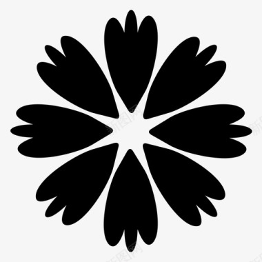 欧式花纹花装饰花花设计图标