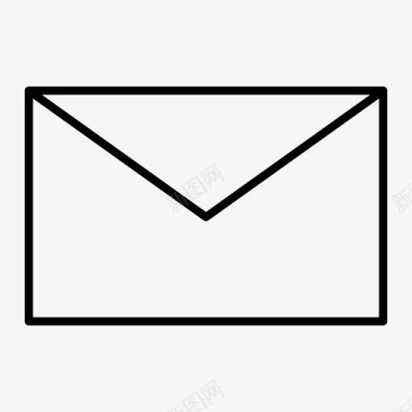 邮件后信封信件邮件图标