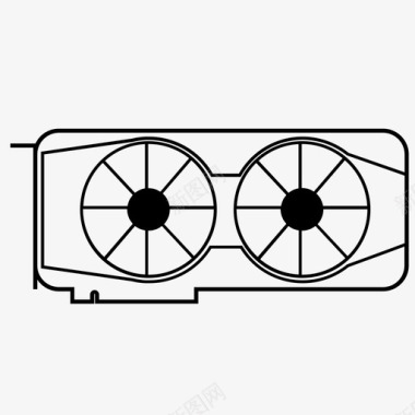 电竞显卡显卡电脑视频图标