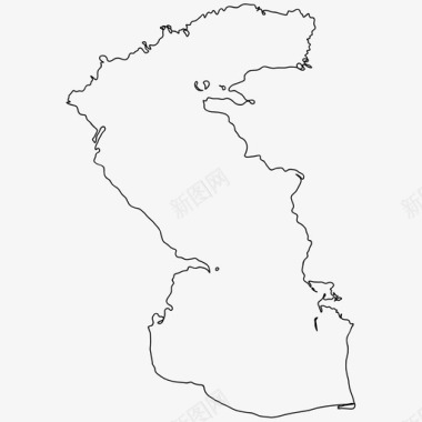 里海边界国家图标