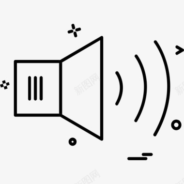 音量图标用户界面声音音量图标