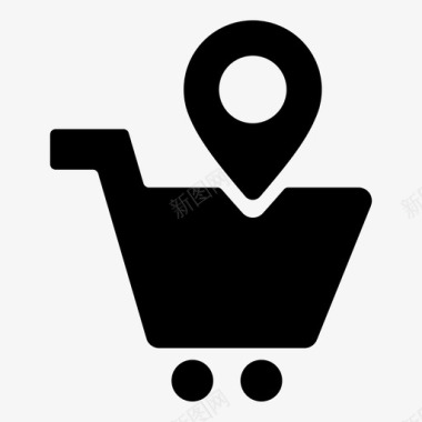地图针购物中心位置地图地图针图标