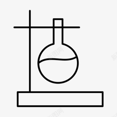 化学研究试管实验室化学研究图标