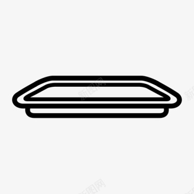 托盘托盘面包房烤盘图标