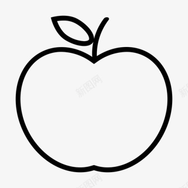 苹果苹果食用风味图标