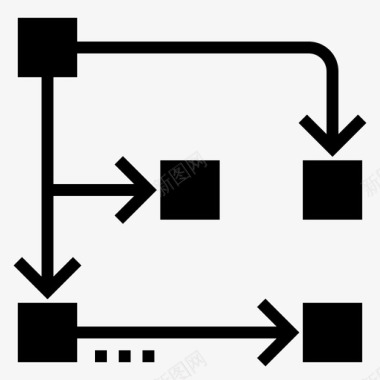 计划流程图表流程图标