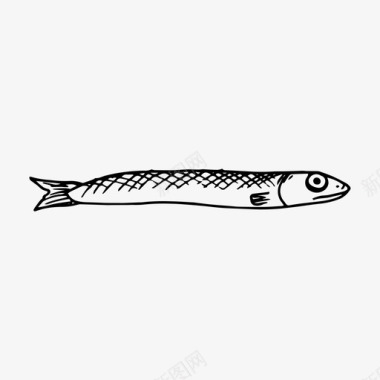 凤尾鱼鱼食物图标