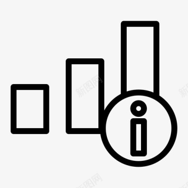 信息分析表分析条形图数据分析图标